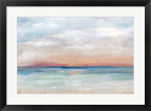 Framed Serene Scene Bright Landscape Print