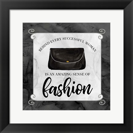 Framed Fashion Humor IX-Sense of Fashion Print