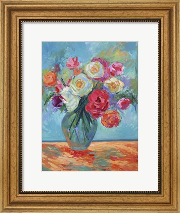 Framed Petals and Persistence Print