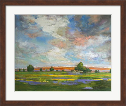 Framed Spring View Print