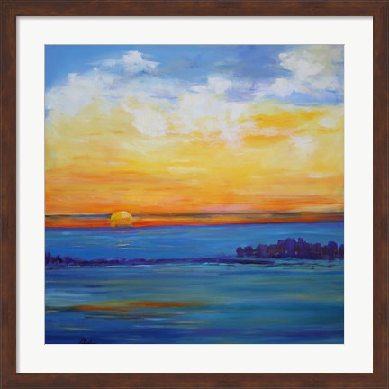 Framed Independence Day Sunset Print