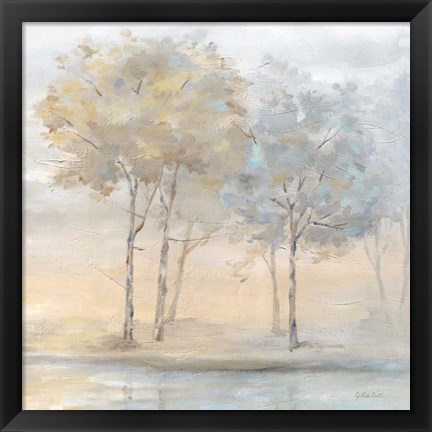 Framed Serene Scene Trees II Print