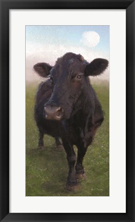 Framed Funky Cow II Print