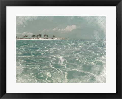 Framed Beach Scene I Print