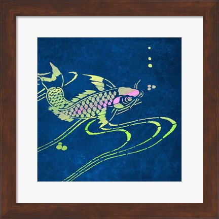 Framed Koi II Print