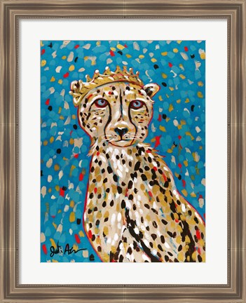 Framed Queen Cheetah Print