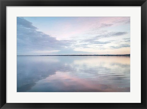 Framed Bellingham Bay Clouds Reflection II Print