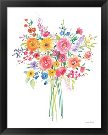 Framed Sunshine Flowers Print