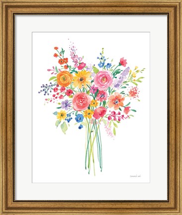 Framed Sunshine Flowers Print