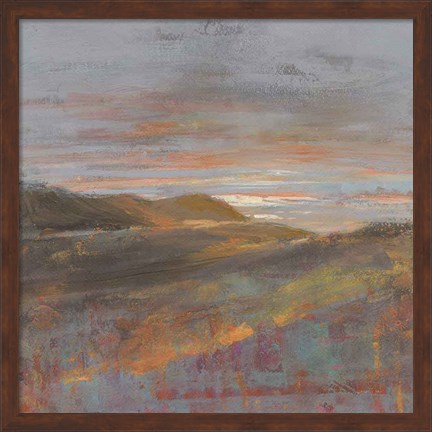 Framed Dawn on the Hills Print