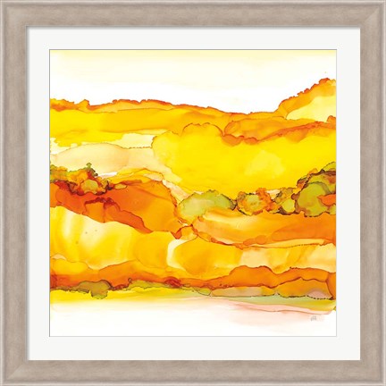 Framed Yellowscape II Print