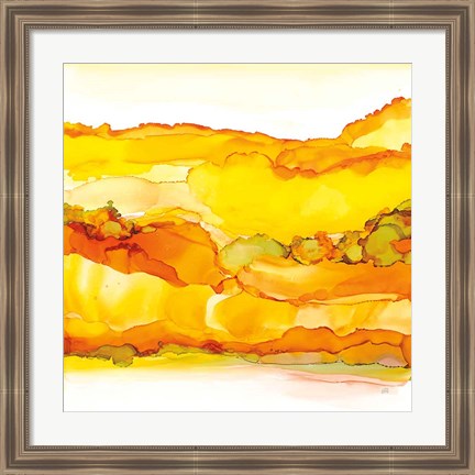 Framed Yellowscape II Print