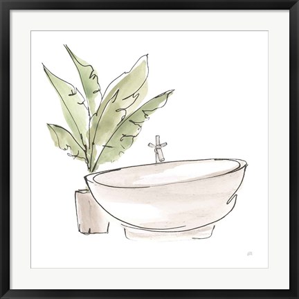 Framed Neutral Tub V Print