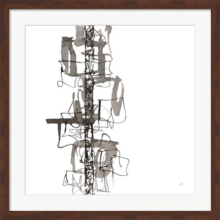 Framed Rope Ladder II Print