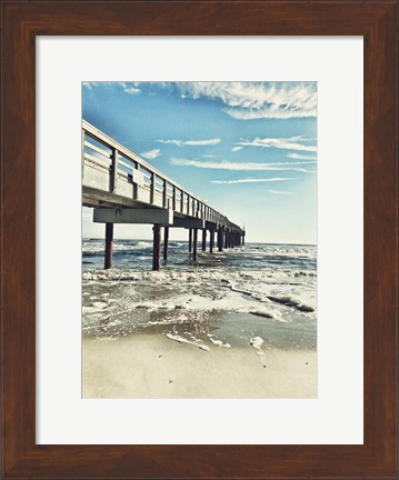 Framed Dock Side Print