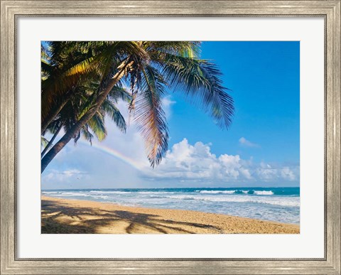 Framed Under the Palms Print