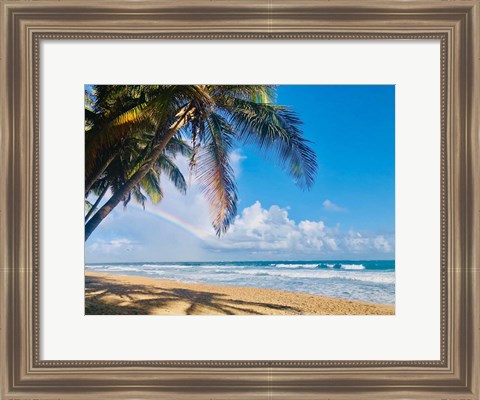 Framed Under the Palms Print