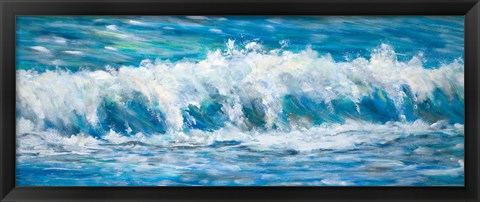 Framed Big Ocean Waves Print