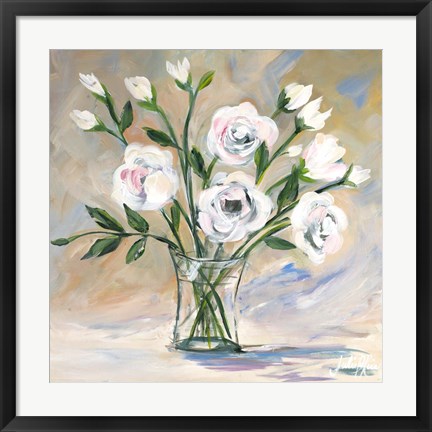 Framed Soft Bouquet Print