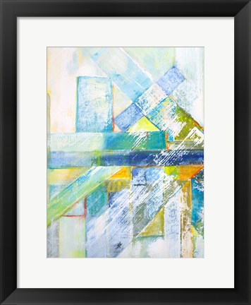 Framed Summerview Abstract  I Print