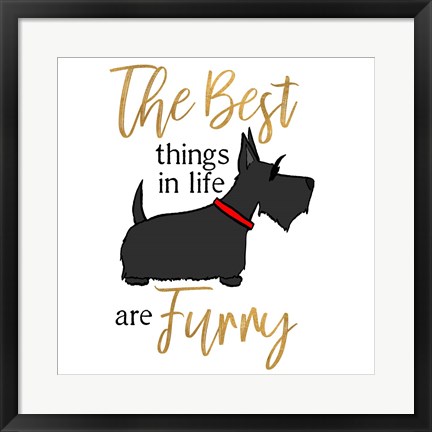 Framed Puppy Positive IV Print