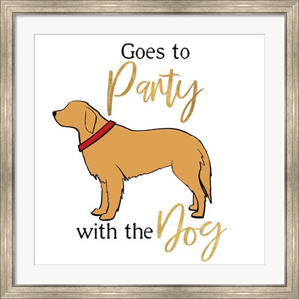 Framed Puppy Positive III Print