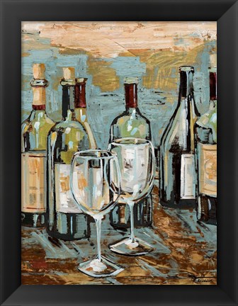 Framed Wine II Print