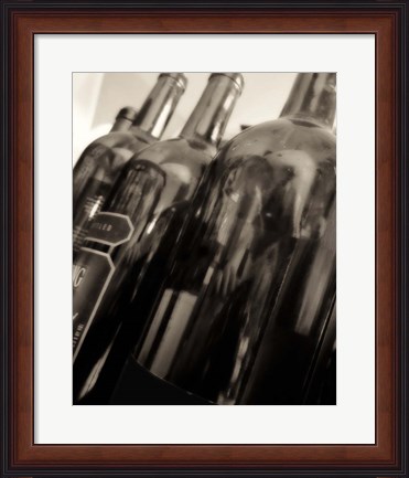 Framed Open Bottles I Print