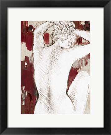 Framed Modern Spice Woman I Print