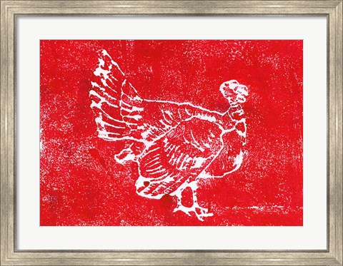 Framed Country Turkey Print