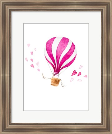 Framed Love Is In The Air Print
