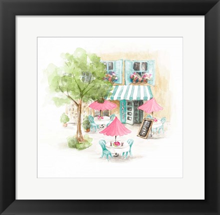 Framed Paris Cafe Print