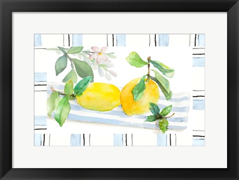 Framed Spring Citron Print