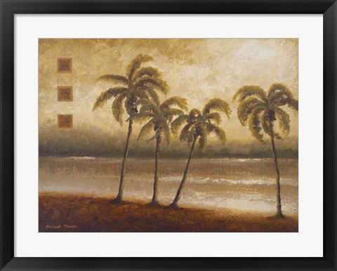 Framed Tropical Escape I Print