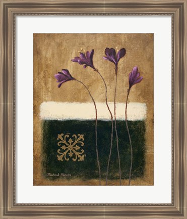 Framed Color Field Blossom I Print