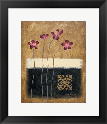 Framed Color Field Blossom II Print