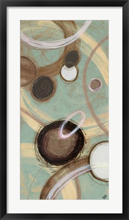 Framed Inside Turquoise II Print