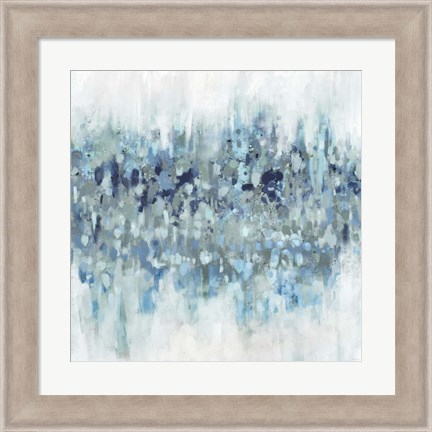 Framed Blue Crossing II Print