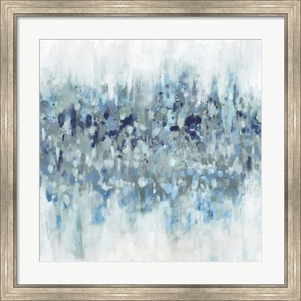 Framed Blue Crossing II Print