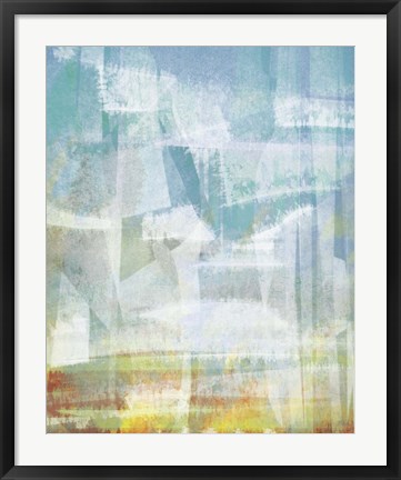 Framed Scattered Sky Abstract Print