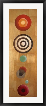 Framed Les Circles I Print