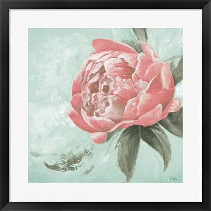 Framed Pink Peonies II Print