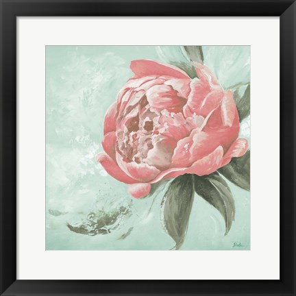 Framed Pink Peonies II Print