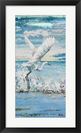 Framed Great Blue Egret I Print