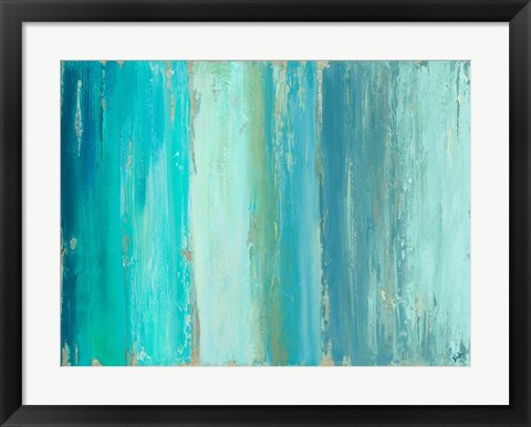 Framed Blue Palette Print