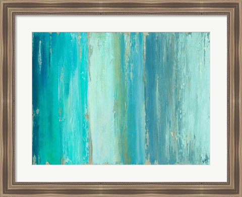 Framed Blue Palette Print