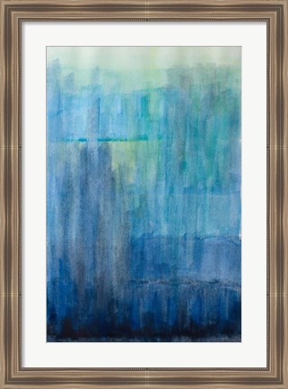 Framed Blue Ice Print