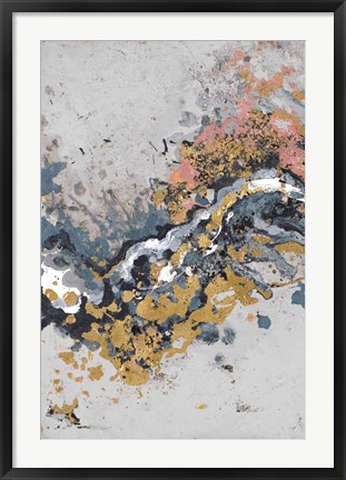 Framed Turbulence Vertical Print