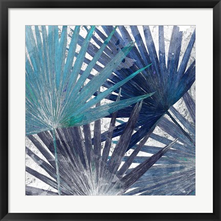 Framed Blue Organic II Print