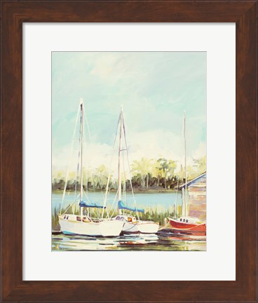 Framed Sail Harbor Print